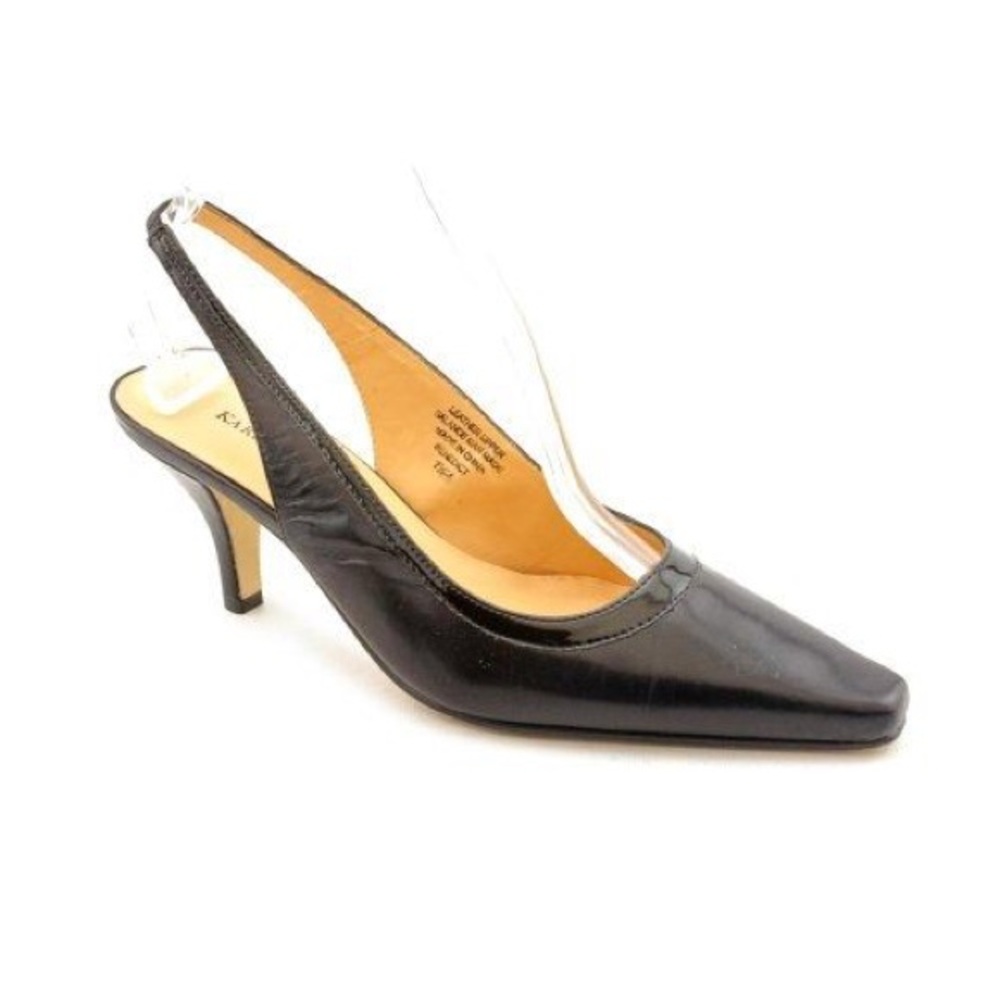 Karen Scott Black slingback pumps
